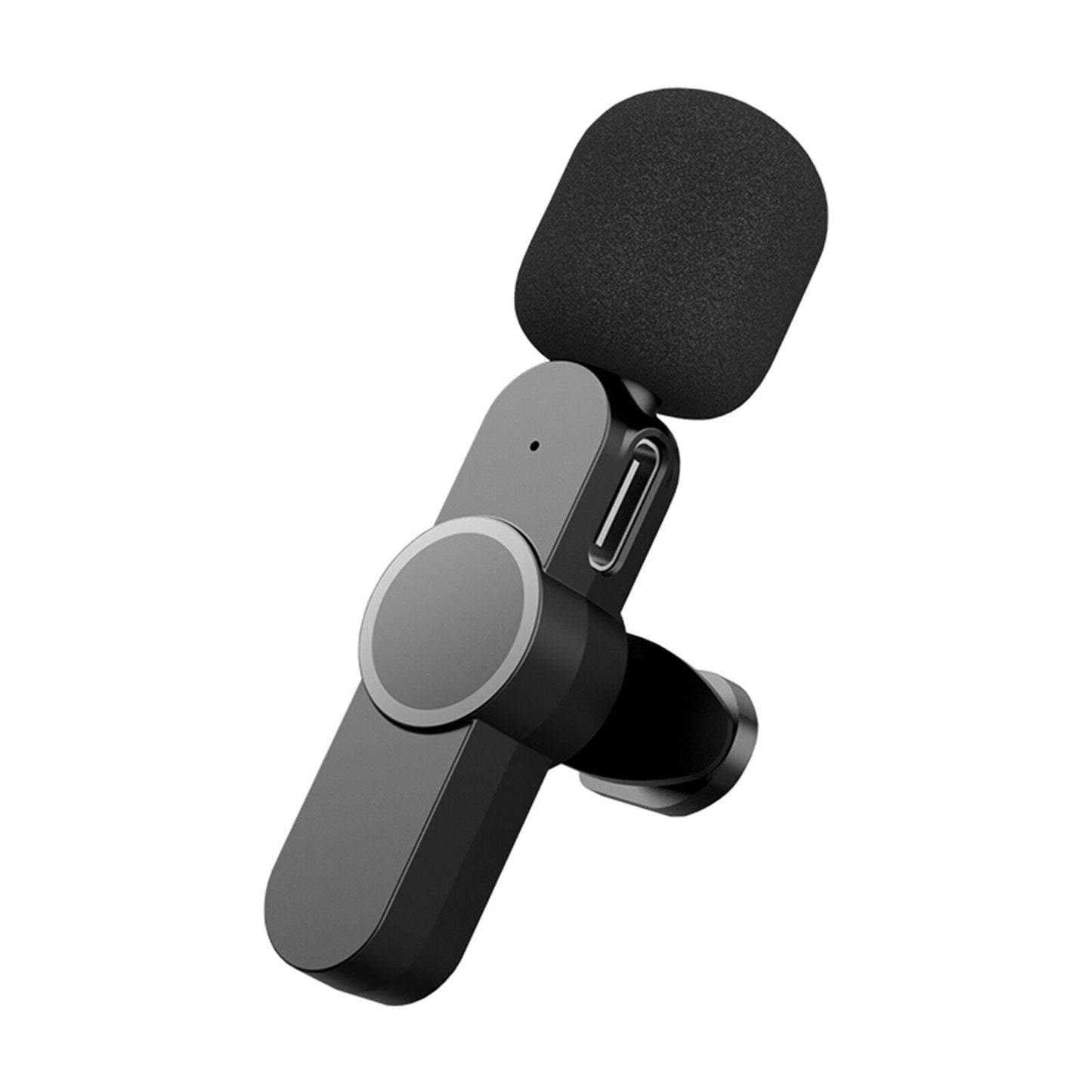 Trådløs Lavalier Mikrofon Mic til C-Type eller iPhone iPad Vlog Live Stream YouTube Tiktok