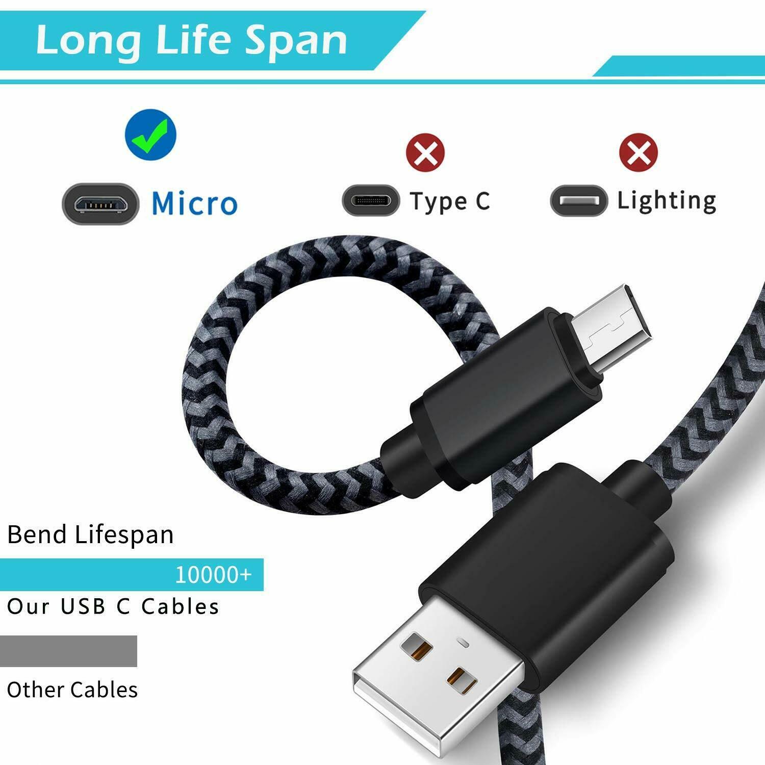 Micro USB Data Sync Opladerkabel til Android Telefoner - Lifafa Denmark