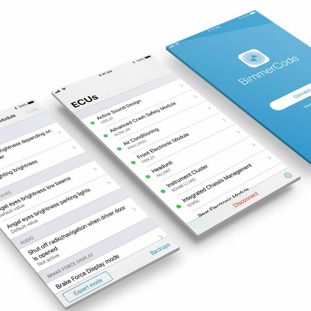 Vgate iCar Pro Bluetooth BLE 4.0 adapter til Bimmercode app - Lifafa Denmark