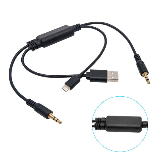 Lightning Y Cable BMW MINI USB AUX-In Interface Audio Adapter iPhone 6 6s Plus - Lifafa Denmark