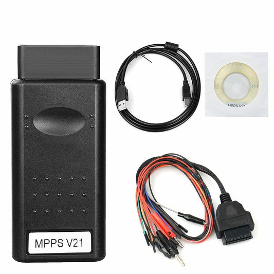 MPPS V21 Cable Auto Remaping Tool ECU Chip Tuning Tools Program Breakout Tricore