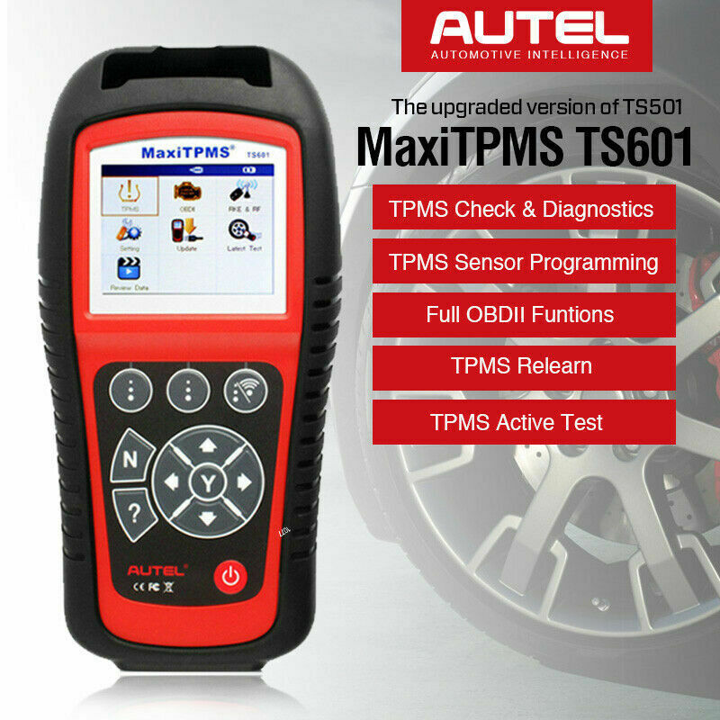 Autel MaxiTPMS TS601 OBD2 OBDII Scanner TPMS dæksensor diagnostisk nulstillingsværktøj
