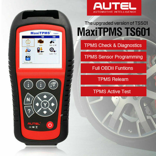 Autel MaxiTPMS TS601 OBD2 OBDII Scanner TPMS dæksensor diagnostisk nulstillingsværktøj - LifafaDenmark Aps