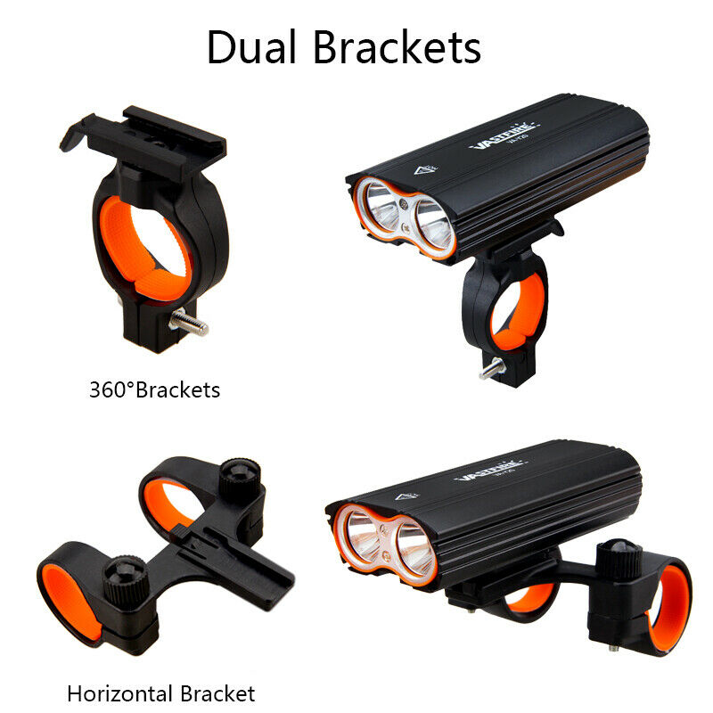 BICYCLE USB Rechargeable Headlamp 2400 Lumens LED Bike Front Light Headlight - Lifafa Denmark