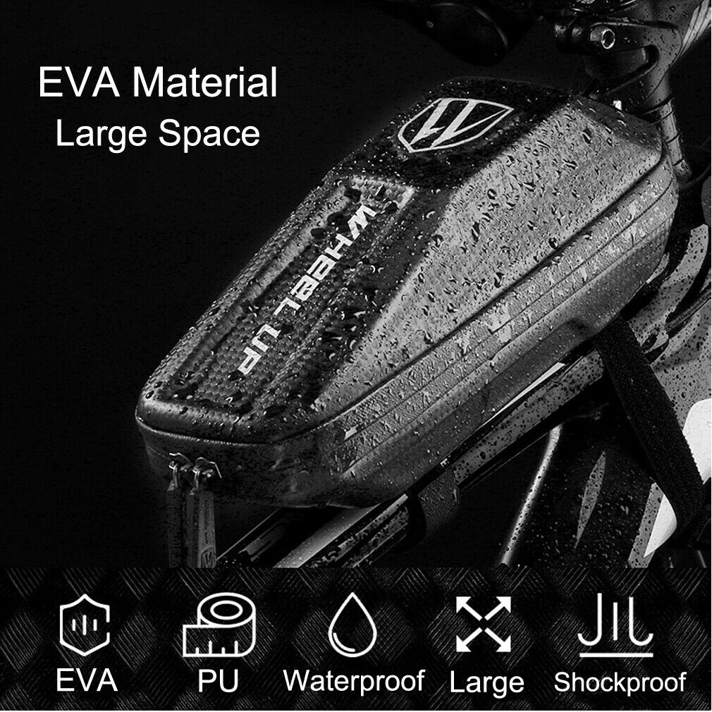 Bicycle Front Frame Triangle Bag Cycling Bike Tube Pouch Holder Saddle Panniers Cykeltaske - Lifafa Denmark