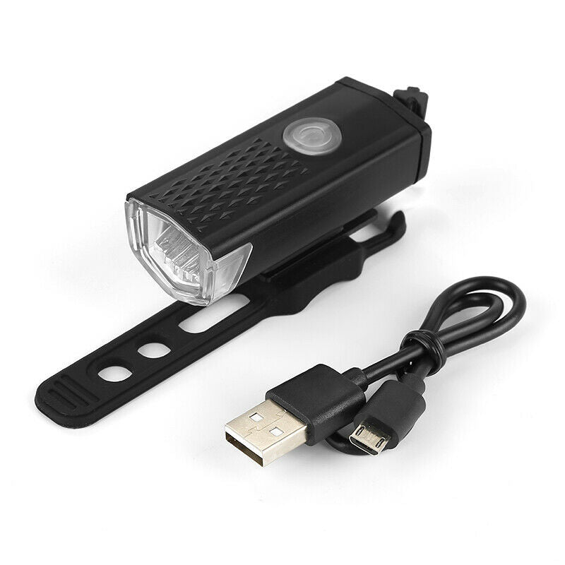 USB Genopladelig LED Cykel Forlygte For og Baglygte Lifafa Denmark
