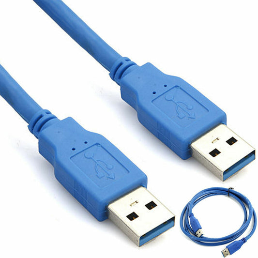 USB 3.0 han til han kabel Type A stik høj hastighedsledning 2M - LifafaDenmark Aps