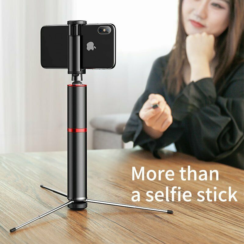 Baseus Bluetooth Selfie Stick stativ monopod fjernbetjening 360 ° til iOS Android - Lifafa Denmark