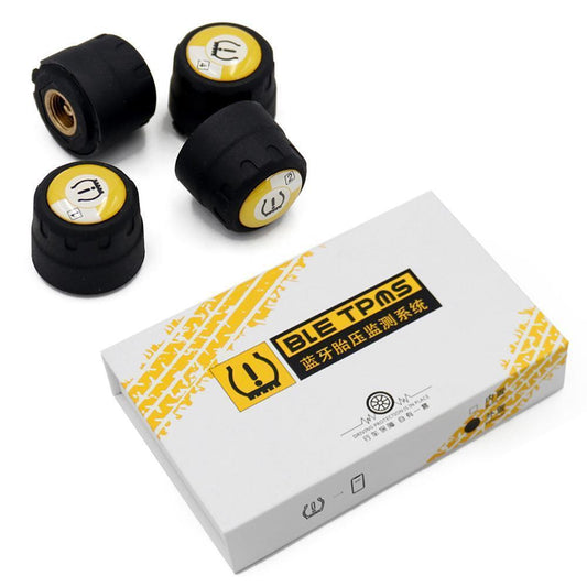 Bil TPMS Bluetooth 4.0 Dæktrykovervågningssystem 4 eksterne sensorer - Lifafa Denmark