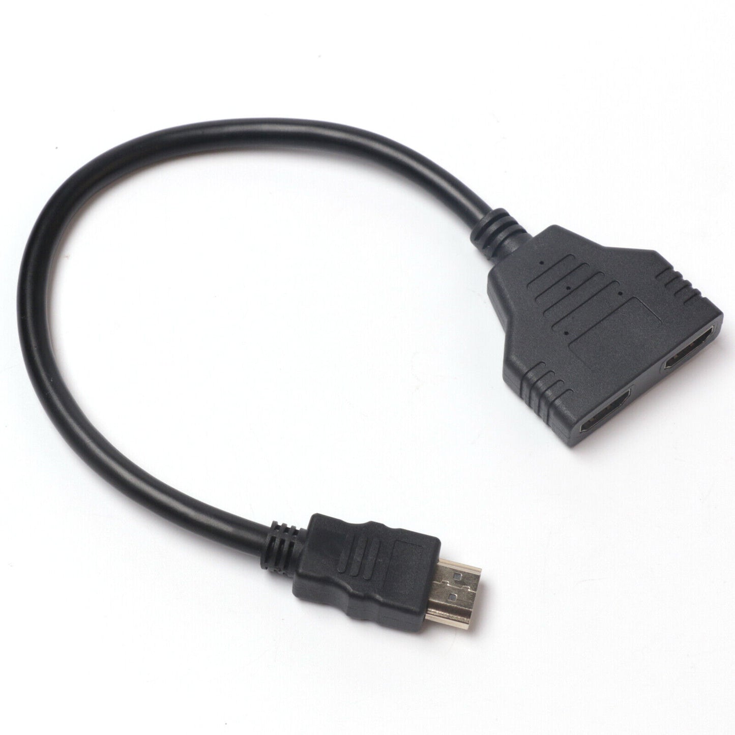 HDMI splitterkabel 1 han til 2 x hun ledning 2-vejs port socket Y-adapter - LifafaDenmark Aps
