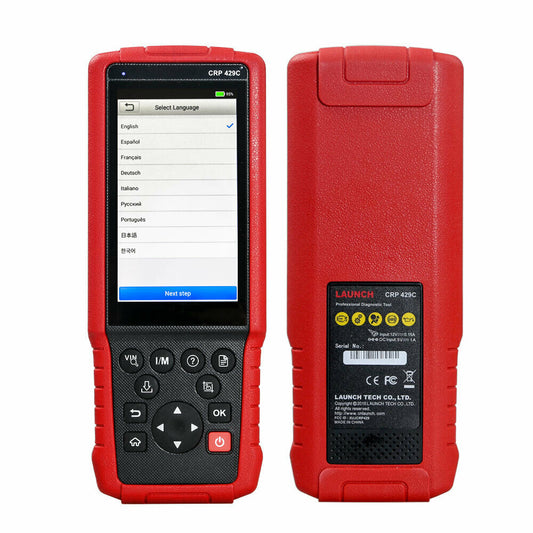 LAUNCH X431 CRP 429C OBD2 Code Reader Test EngineABSAirbag + 11 Reset Function - Lifafa Denmark