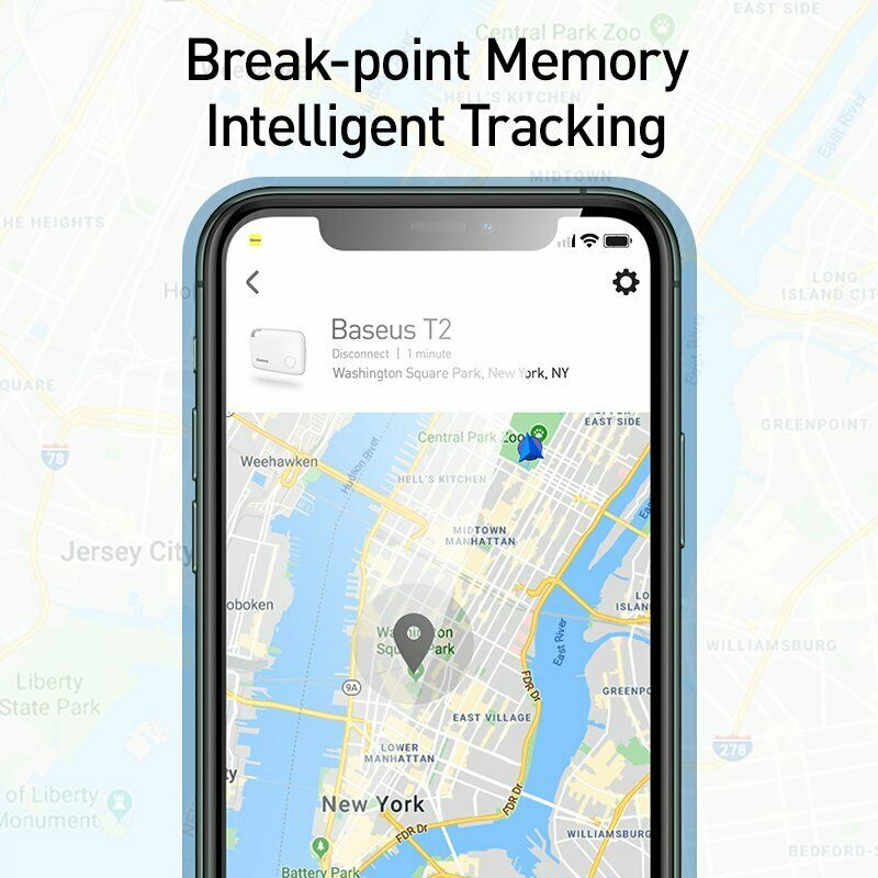 Baseus Trådløs Anti-lost Smart Tracker GPS Locator Child Key Wallet Pet Tracker