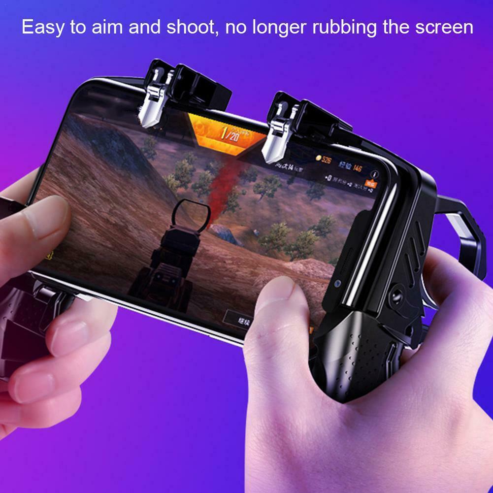 4-Finger Mobile Phone Game Controller Gamepad Joystick Wireless iPhone Android - Lifafa Denmark