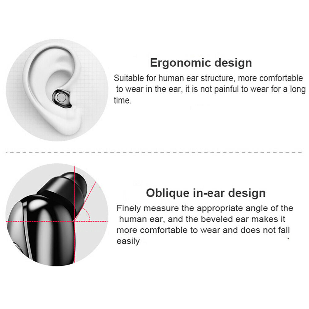 Wireless Bluetooth 5.0 Ear Buds Earphones with Charge Box, Høretelefoner - Lifafa Denmark