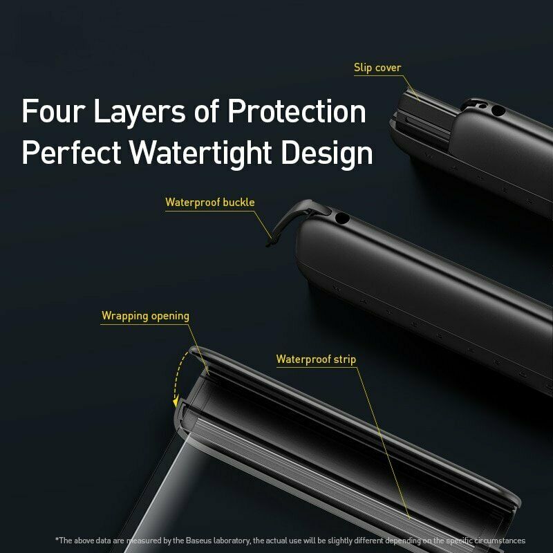 Baseus 7.2'' Waterproof Phone Case Cover Dry Pouch Bag for iPhone XS 11 Pro Max - LifafaDenmark Aps