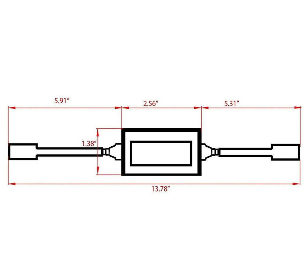 LED Headlight Canbus Error Free Anti Flicker Resistor Canceller Decoder