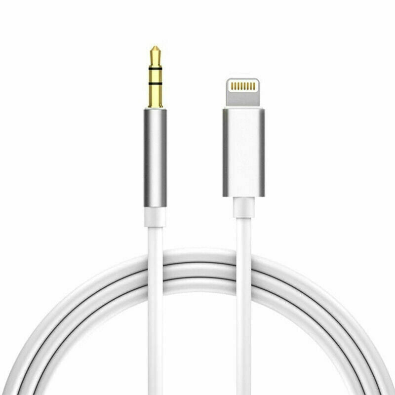Aux-kabel til iPhone 11 7 8 Plus X XR 3,5 mm blybil stereooverførsel lydmusik - Lifafa Denmark