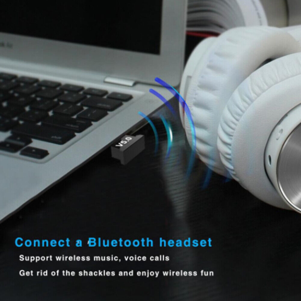 Trådløs USB Bluetooth-fit 5.0 Sender Musik modtager Dongle Audio Adapter
