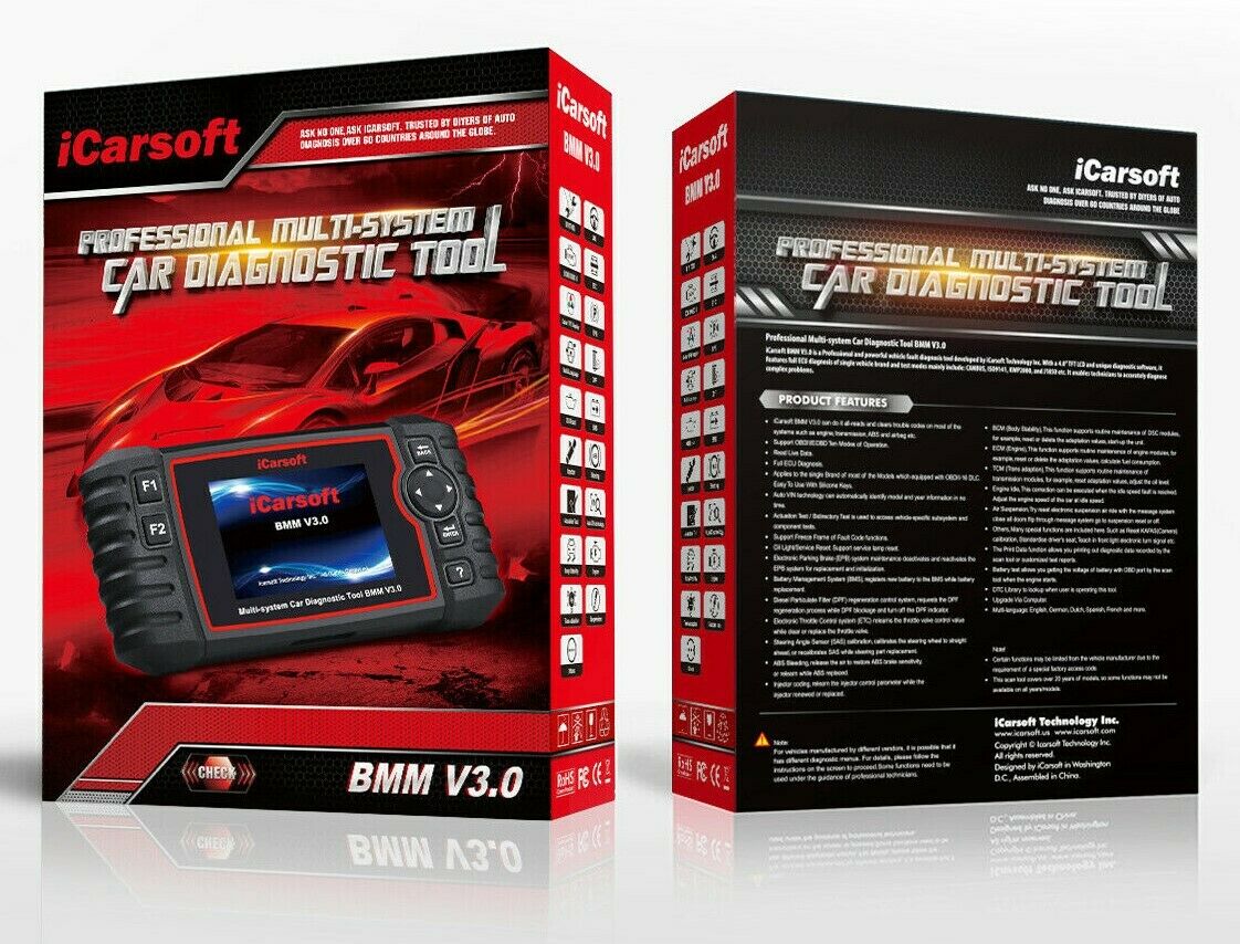 iCarsoft BMM V3.0 Car Diagnostic Tool til  BMW and Mini Compatible
