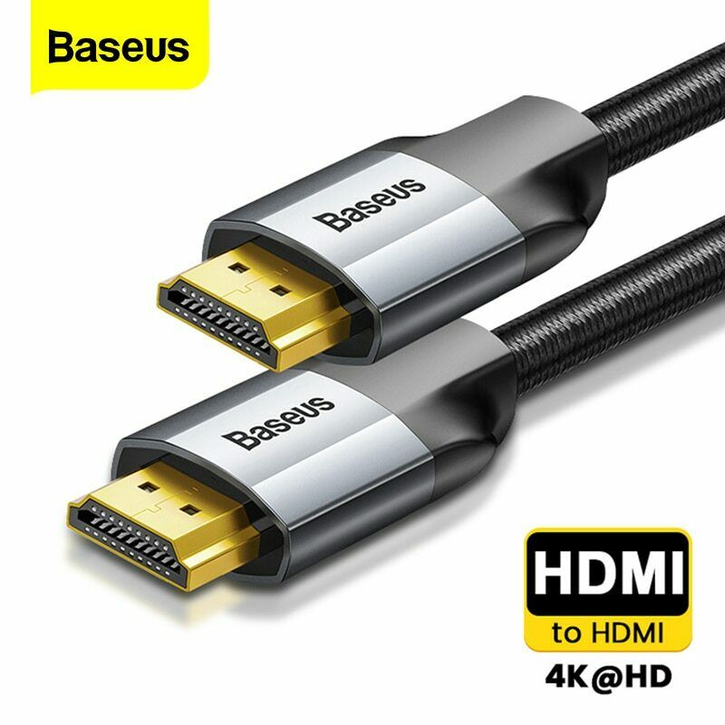 Baseus HDMI Cable High Speed 4K 1080P 2160P HD2.0 Splitter Lead TV Projector - Lifafa Denmark