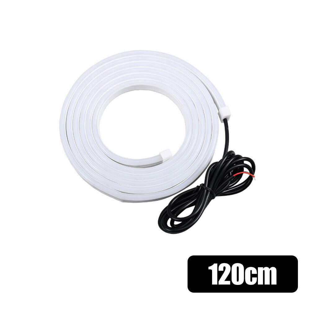 120 cm Universal Fleksibel Hvid Bil Hood Day Running LED Lys Strip tilbehør