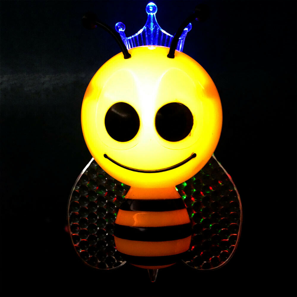 Insekt Bee Natlampe Lyssensor Væg LED-lys til soveværelse for børn - Lifafa Denmark