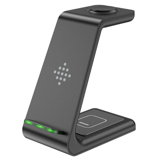 3 In 1 Fast Wireless Charging Charger For Iphone 12 Pro XR 8 SE2 Watch Stand - LifafaDenmark Aps