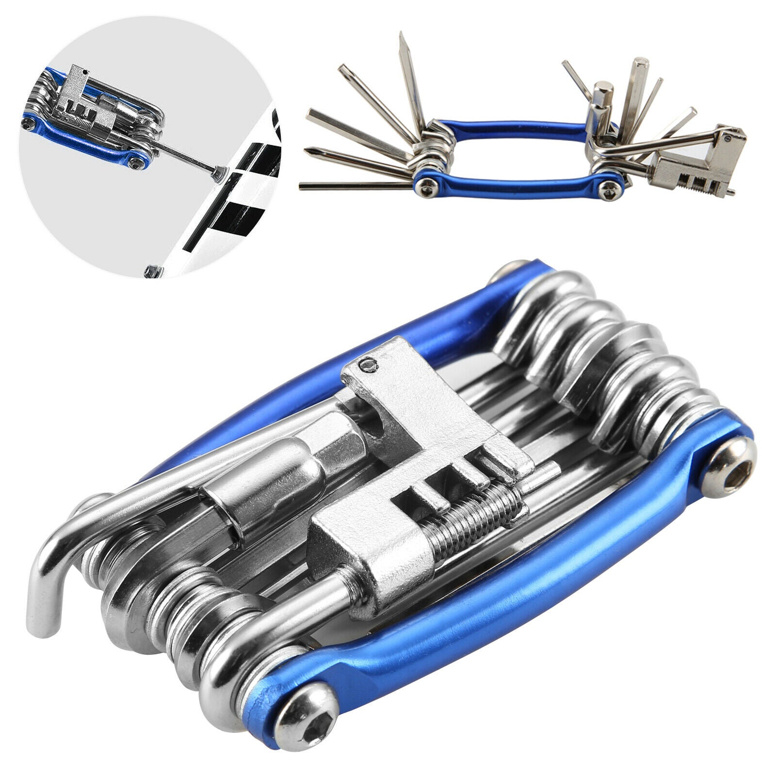 Portable Bicycle Tool Kit Multi Function Set Bike Cycling Spanner Repair Wrench - Lifafa Denmark