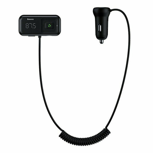 Baseus Wireless Bluetooth 5.0 FM-transmitter Bilsæt Radioadapter USB-oplader
