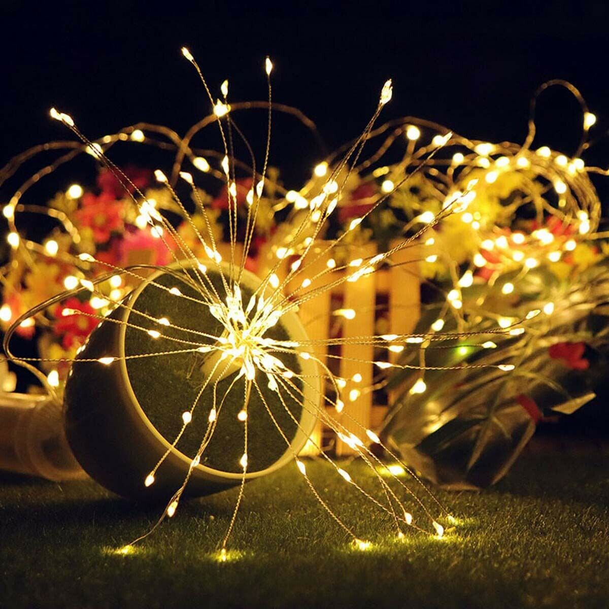 Hængende LED Fairy String Light Christmas Party Xmas 8 Modes Remote - LifafaDenmark Aps