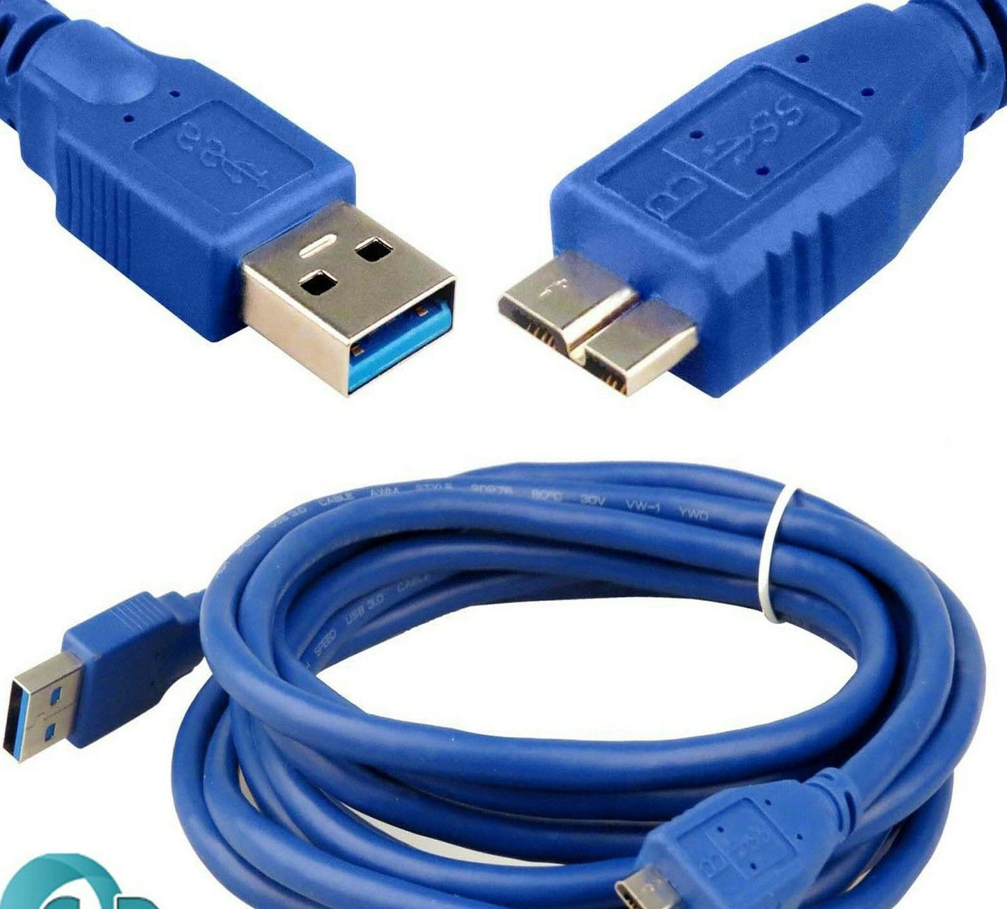 Micro USB3.0 kabel til WD Seagate Toshiba Samsung ekstern harddisk HDD