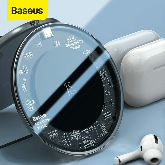 Baseus 15W Qi trådløs oplader Hurtigopladningsmåtte til iPhone 11 X Samsung S10 S9 - Lifafa Denmark