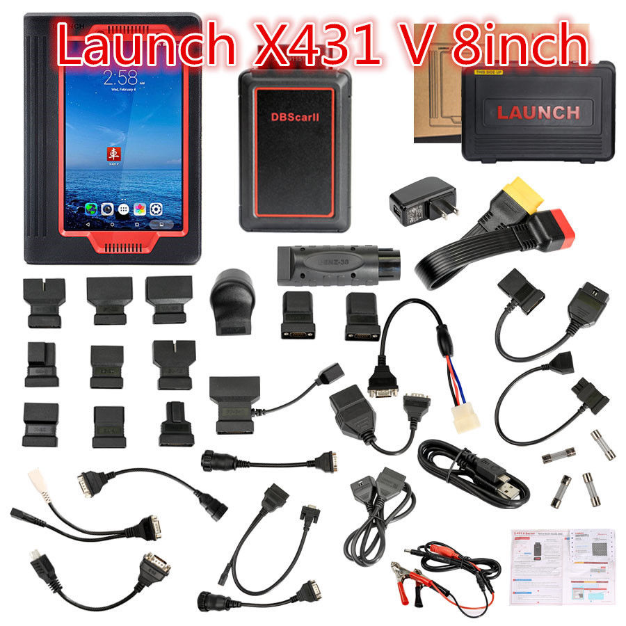 Launch X431 V 8inch Tablet Wifi/Bluetooth OBD Full Diagnostic Tool - Lifafa Denmark