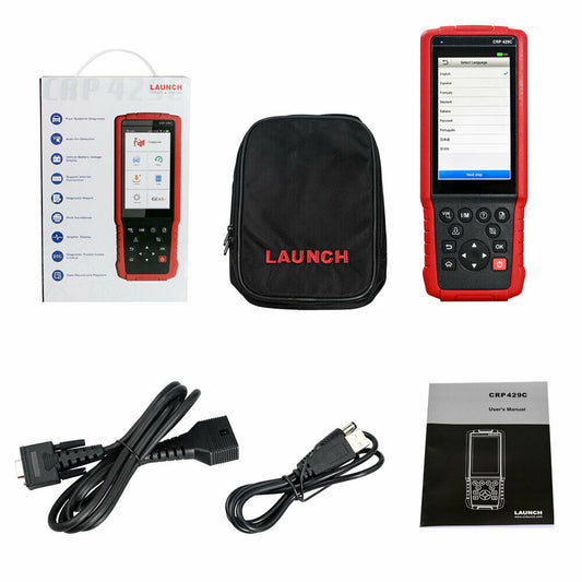 LAUNCH X431 CRP 429C OBD2 Code Reader Test EngineABSAirbag + 11 Reset Function - Lifafa Denmark