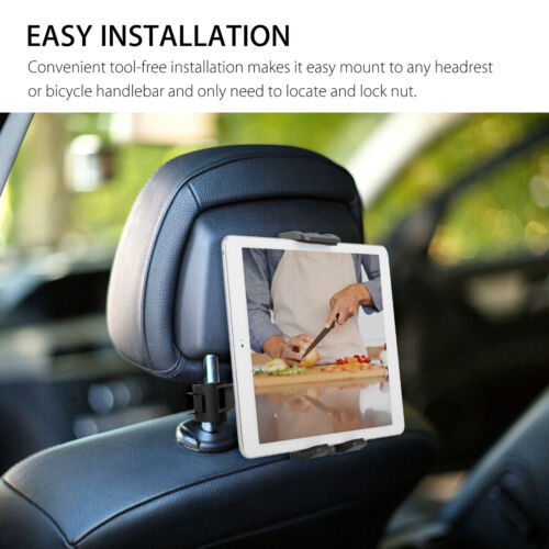 Bilsæde hovedstøtte Tablet Mount Holder til 4-12 "iPad-tabletter justerbar - Lifafa Denmark