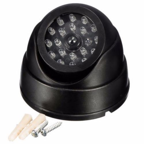 Dummy Dome Fake Security Camera CCTV 30pc False IR LED W Blinkende rødt LED-lys