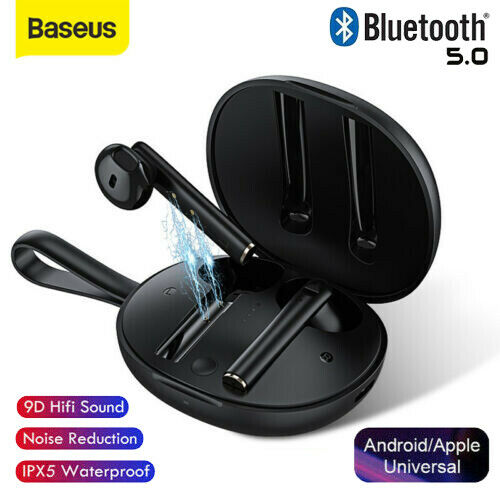 Baseus Wireless Charging TWS Bluetooth Headphones In-ear Stereo Earbuds Earphone