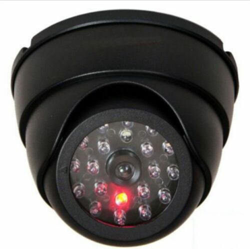 Dummy Dome Fake Security Camera CCTV 30pc False IR LED W Blinkende rødt LED-lys